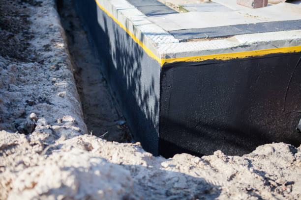 Residential Waterproofing installation at a Highlands, NC home by SJ Waterproofing Pros